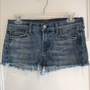 7 for all mankind short shorts